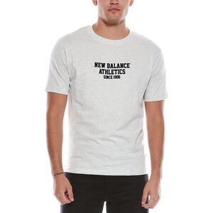 New Balance Mens Varsity Graphic T-Shirt, Gray